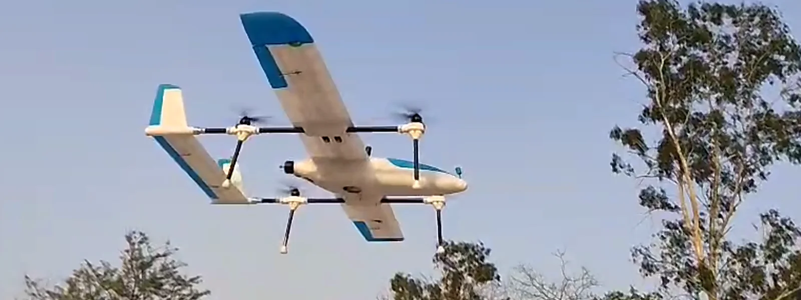 VTOL UAV in flight